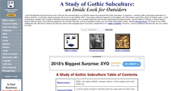 Desktop Screenshot of gothicsubculture.com